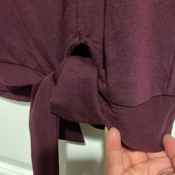 NWT Caslon purple sweatshirt​ - Picture 2 of 7